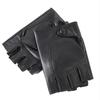 2023 Herren-Halbfinger-Handschuhe aus Schaffell für Fitness, Fahren, echte Lederhandschuhe, fingerlos, braun, für Fahrer, Sportmotorrad