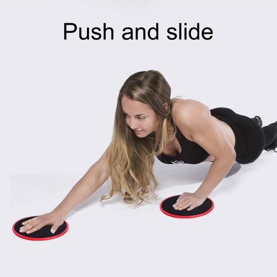 1 Paar Fitness-Gleitscheiben, doppelseitig erhältlich, EVA-Schaum, Bauchmuskelaufbau, Trainings-Gleitscheiben, Slider, Übungs-Gleitplatte