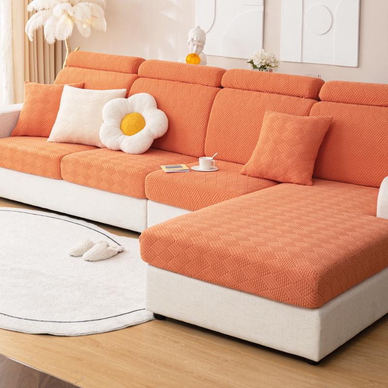 Эластичный чехол для дивана на все сезоны подходит для домашних животных устойчив к царапинам износостойкий противоскользящий чехол для дивана защита для домашнего украшения Single Seat Cover S 1798₽