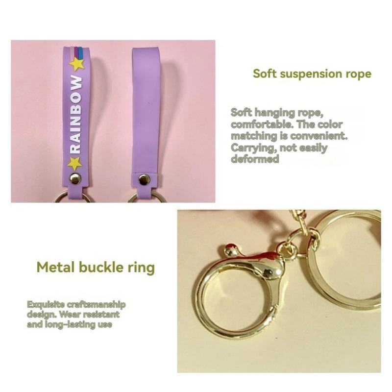 Cartoon Cute Labubu Coin Purse Wallet Labubu Keychain Key Bag Children's Wallet Gift Accessories Pendant