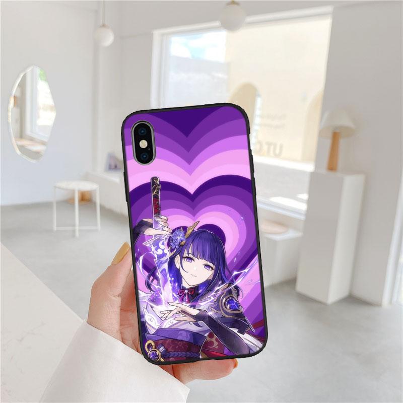 CJ60 Genshin Impact Soft Shell Phone Case for Redmi Note 10 11 12 Pro Max 10S 10C 10T 11A 11S 12S 12C