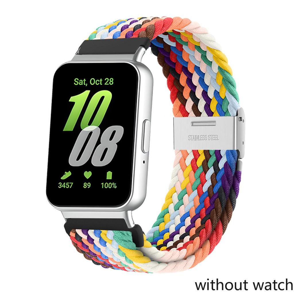 Braided Bands for Samsung Galaxy Fit 3 Sports Strap Adjustable Replacement Correa Nylon Bracelet for Samsung Galaxy Fit3 Band