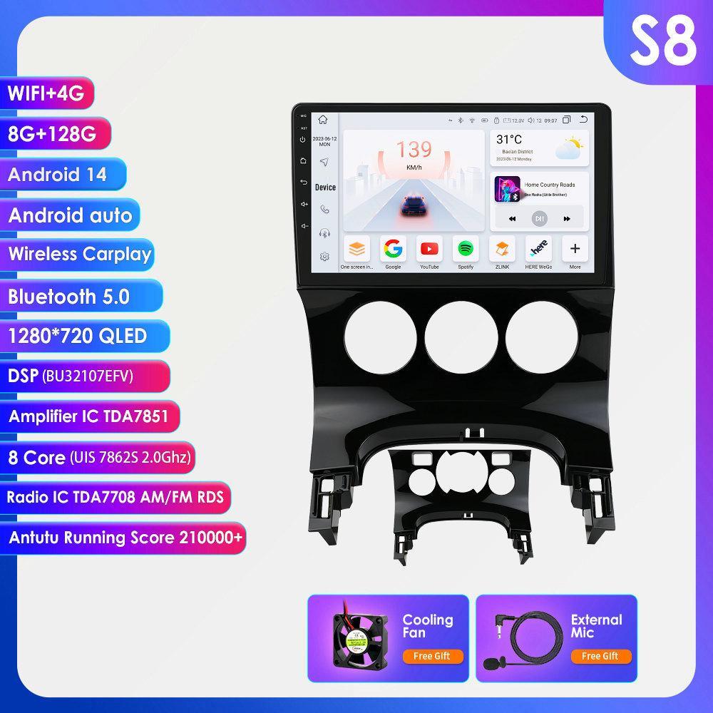 9-Inch Android GPS Navigation System for 2009-2016 Peugeot 3008/5008