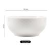 Yujia Minimalist Cream Waffle Ceramic Bowls