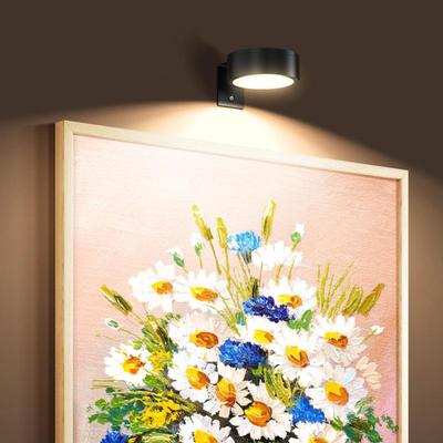 3Pcs Magnetic Painting Light with Remote Wireless Wall Puck Lights with 3 Lighting Modes for Picture Artworking Frame Portrait