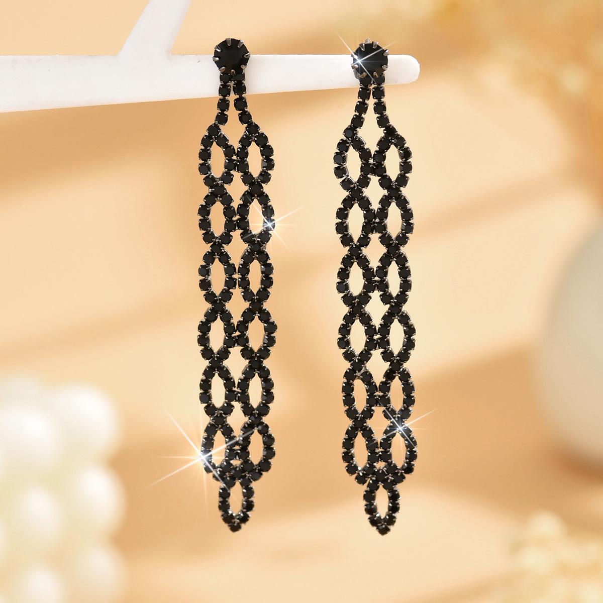 Super Fairy Exquisite Simple High-End Temperament Fringed Earrings Niche Fashion Light Luxury Earrings