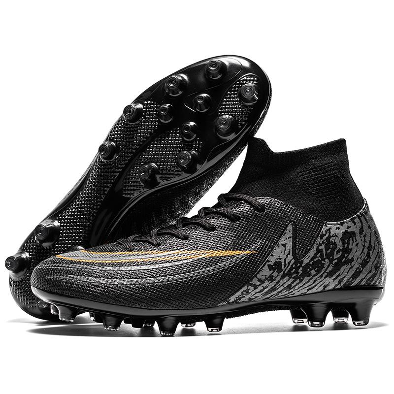 Fotbalové boty s vysokým svrškem soutěžní AG dlouhé kolíky fotbalové boty zlomené kolíky tréninkové boty fotbalové pánské jednodílné 2025