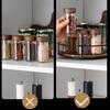 1 Pièce Étagère à Épices Rotative de Cuisine sous Placard Organisateur d'Assaisonnements Boîte à Épices de Comptoir Support de Rangement Huile Sel Sauce Vinaigre