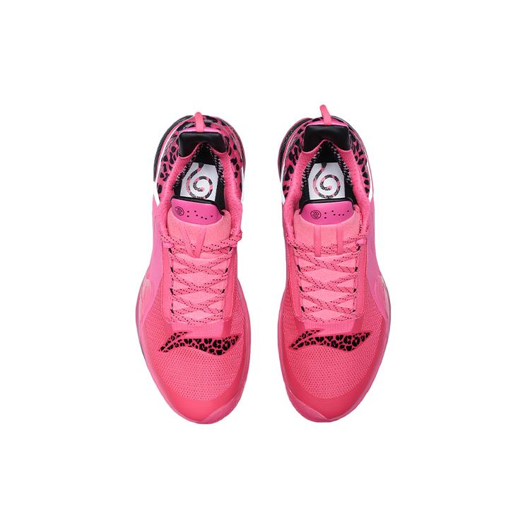 New LiNing Speed 7 Premium Cushioning Rebound Breathable Low Top Basketball Shoes Men's Fruit Pink PE Edition ABAQ065-D