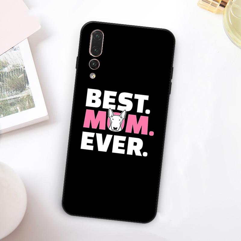 English Bull Terrier Dog For Huawei Nova 11 10 9 SE Y70 Y60 Y90 Y61 Y91 Y73 Y72 12i 11i 8i P30 P40 Lite P60 Pro Case