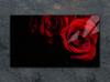 TABLA DE CORTAR DE CRISTAL 52x30 ROSA
