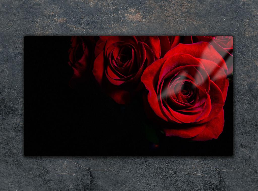 TABLA DE CORTAR DE CRISTAL 52x30 ROSA