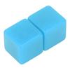 6Pcs Blank Dice Set Right Angle Plastic Hexahedral Cubes Classroom Board Game DIY Math Counting Teaching Party Favor