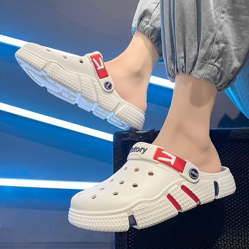 Men's Casual Comfortable Soft Sole Clogs, Breathable Lightweight Clogs for Indoor Outdoor Beach, Summer