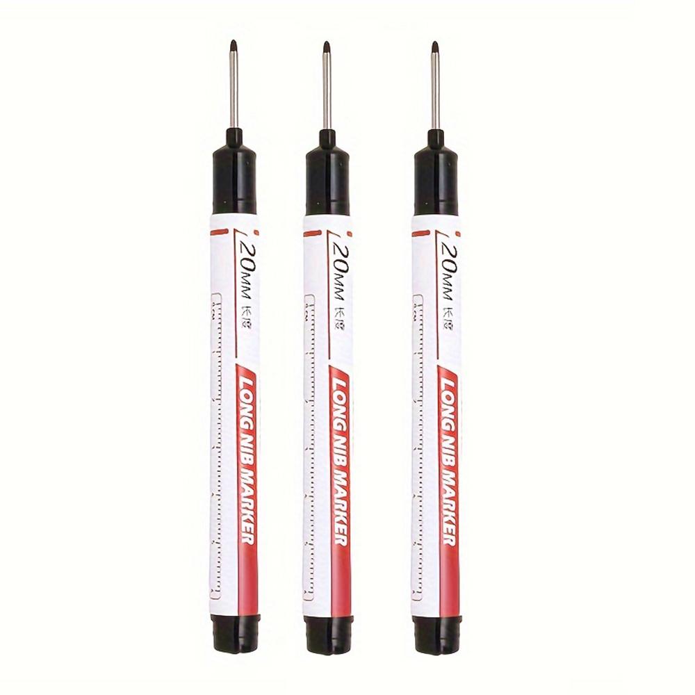 10 Teile/satz Mehrzweck-Marker mit 20 mm tiefem Loch und langer Spitze für Metallperforationsstift, wasserdicht, für Badezimmer, Holzbearbeitungsdekor-Werkzeug
