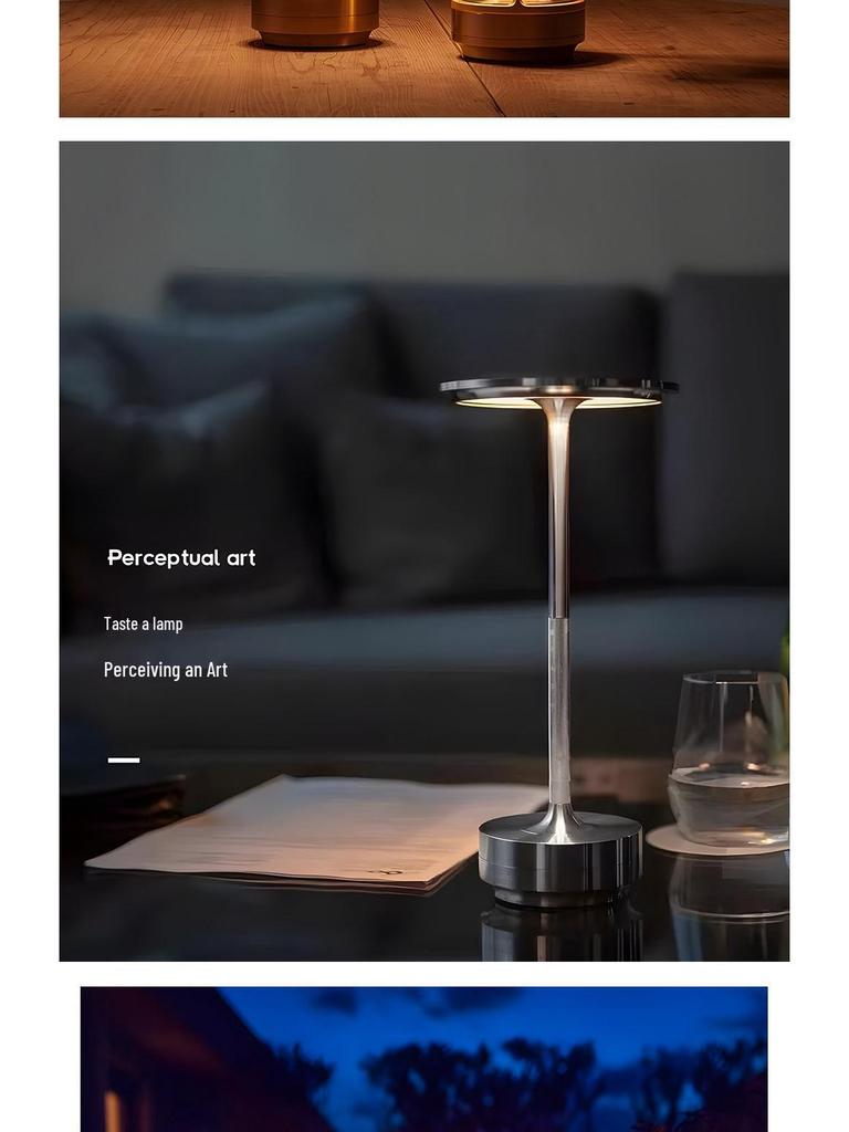 Severské ambientní světlo: Kreativní venkovní stolní lampa pro bar, restauraci, kavárnu, kempování nebo noční použití.