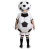 Soccer Outfits for Kids Adults, Funny Soccer Ball Costume, Football Sports Theme Clothes for Cheerleaders Halloween Cosplay