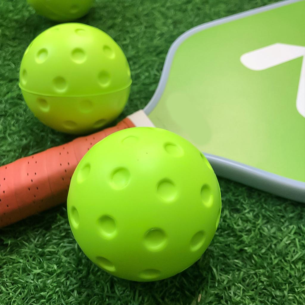 Indoor Pickleball Practice Balls Light Weight Training Balls Quiet PU Foam Pickleball for Indoor or Outdoor Practice