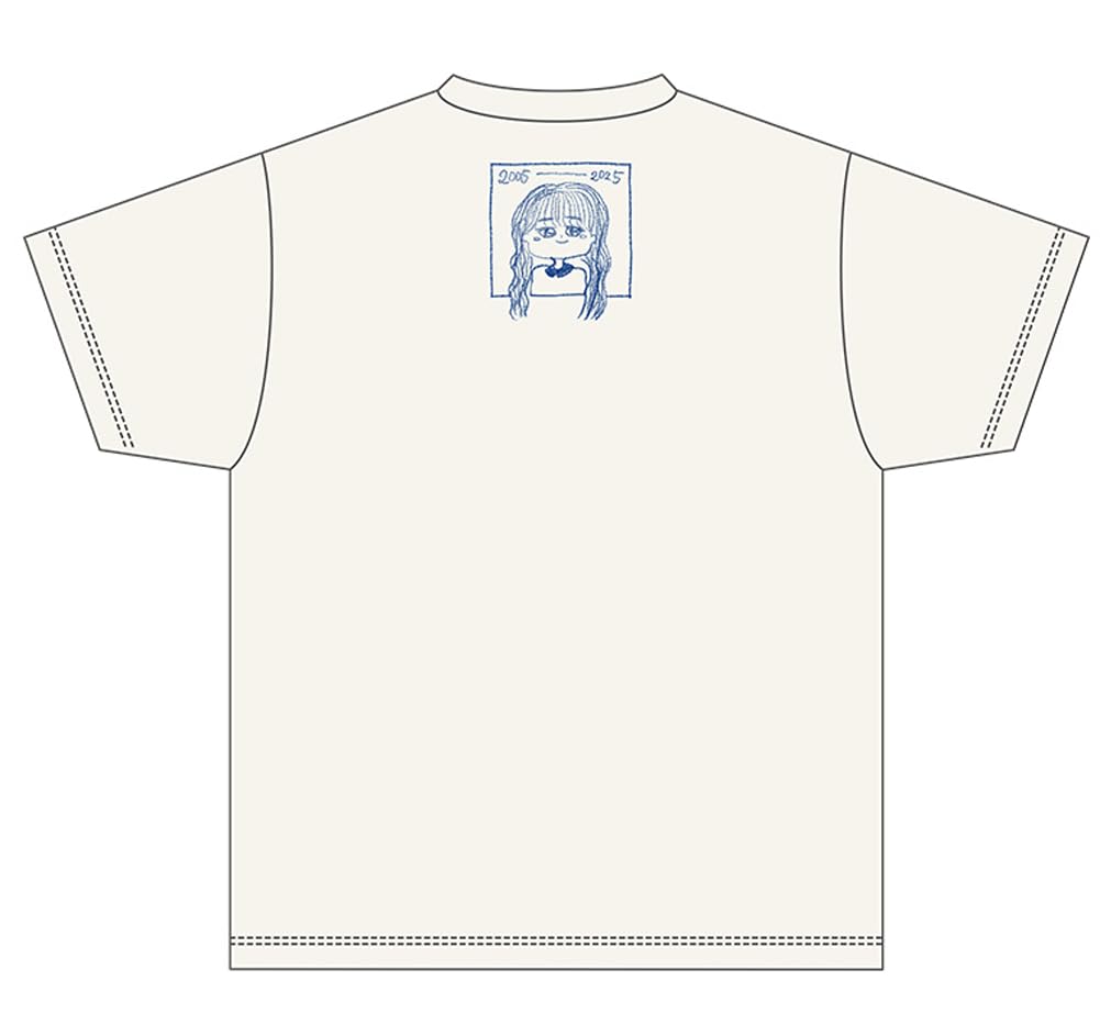 [Nogizaka46] July 2025 Birthday Commemorative T-Shirt: Mao Ioki (JP, Alphabet, XL, Beige)