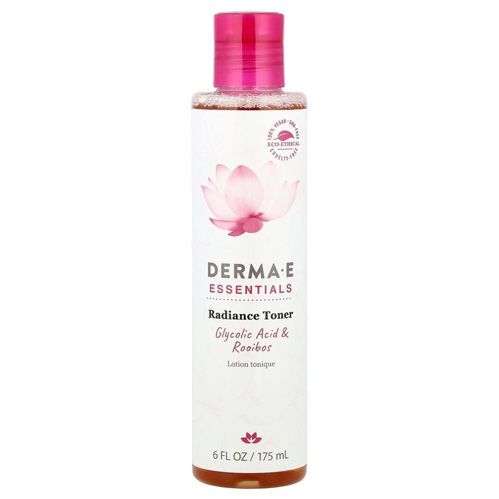 Derma E Essential Radiance Toner with Glycolic Acid & Rooibos, 6 fl oz (175 ml) 175ml - 1 ea