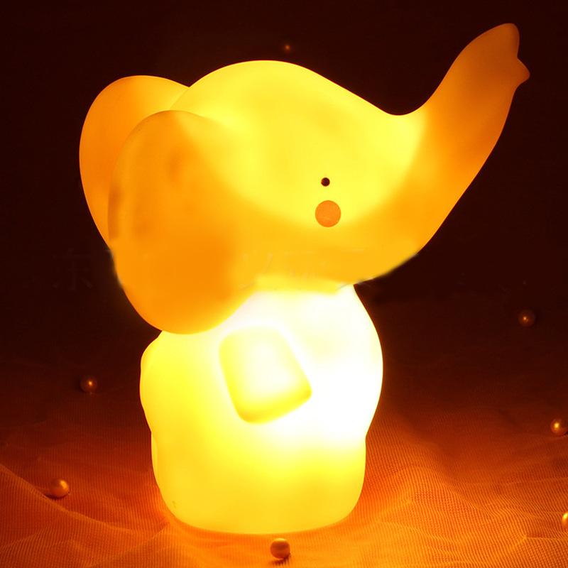 Led Night Light Cute Gift Lovely Table Lamp White Creative Desk Minimalist Battery Switch For Home Decoration Atmosphere Girl