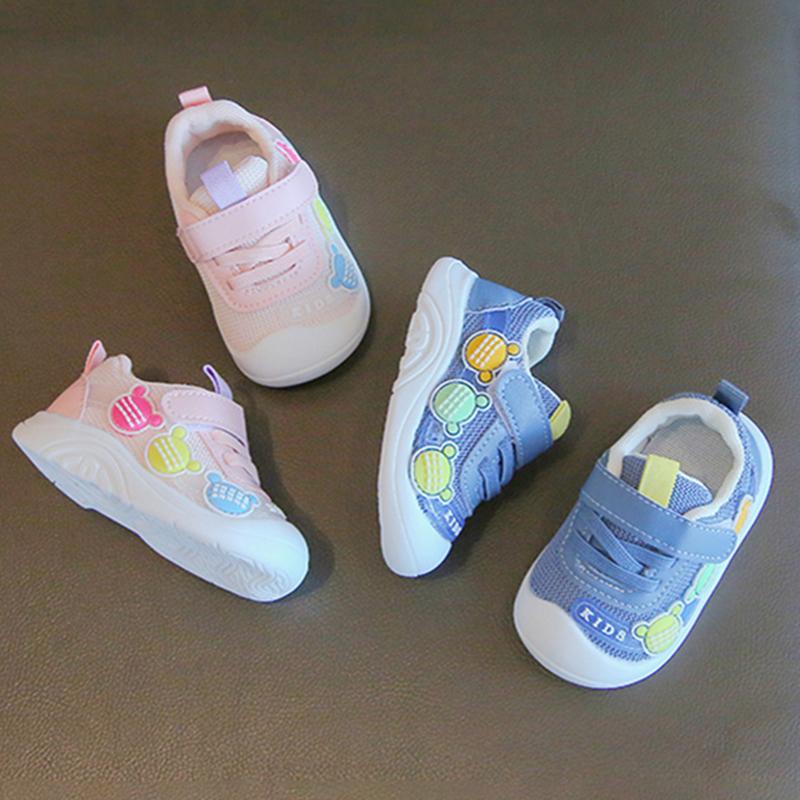 2025 New Spring Autumn Girl's Sneakers Children's Baby Mesh Breathable Casual Flats Shoes Outdoor Running Shoes