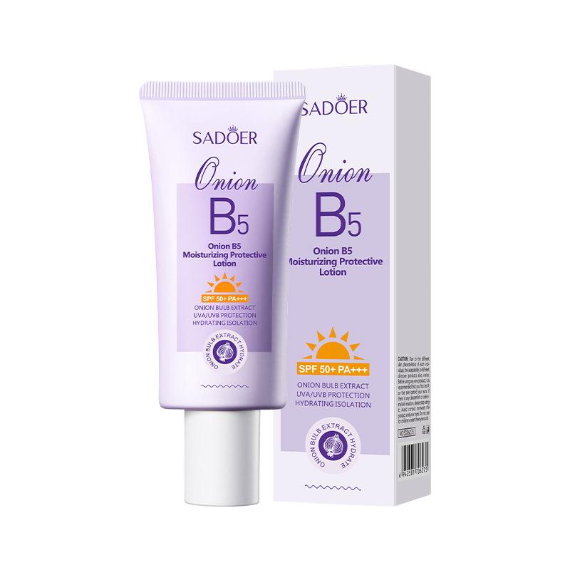Onion B5 Sunscreen SPF50+ PA+++ Moisturizing Hydrating UV Protection Barrier Care Face Sun Cream 50g 50g