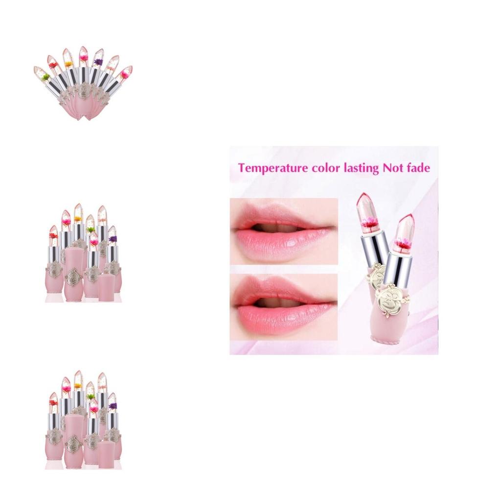 Premium Quality Flower Lipstick With Long-lasting Color-changing Magic Jelly Formula