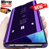 Pour Xiaomi Redmi Note 15 Pro Plus Coque Miroir Intelligent Magnétique Flip Cover Redme Redmy Note15 15Pro 5G 4G Support Antichoc Coque