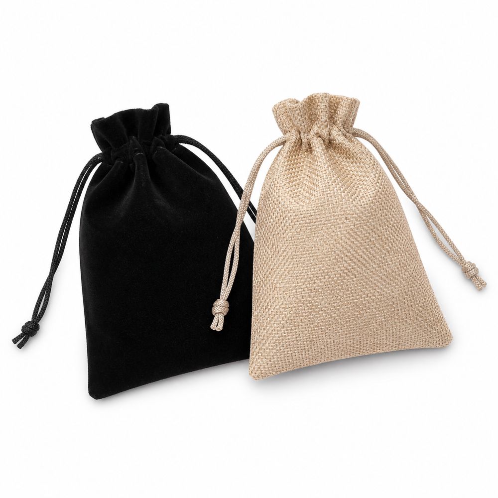 Velvet Velvet Jewelry Pouches Drawstring Closure Drawstring Dust Sachets Gift Packaging