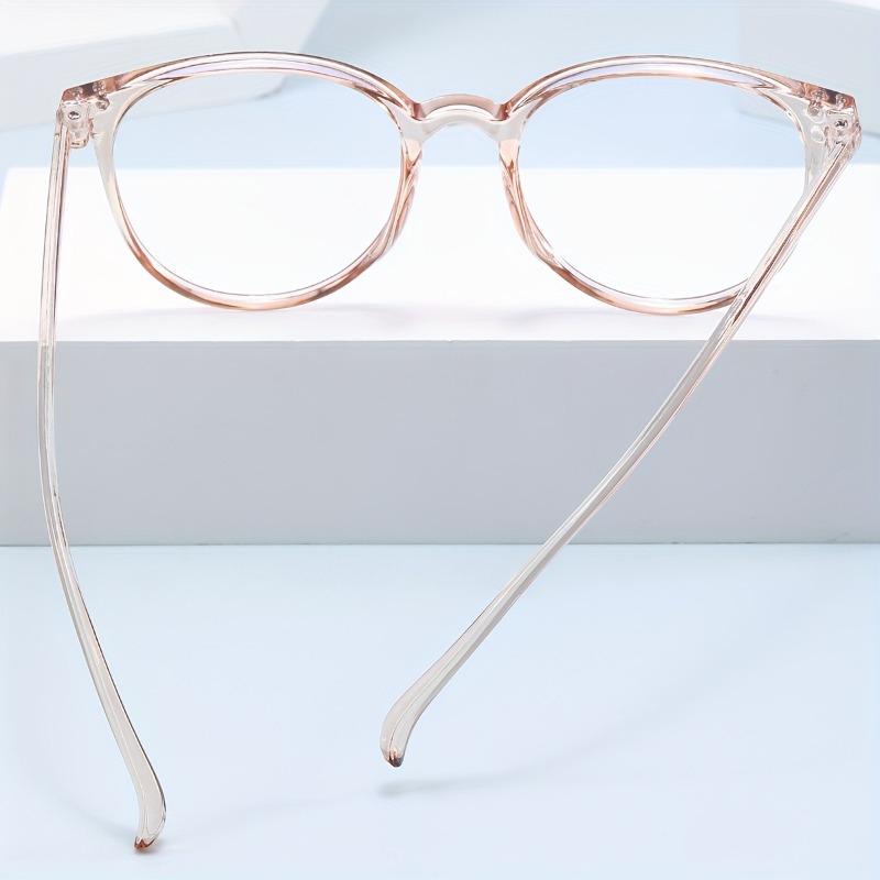 1 Pair Unisex Glasses - Minimalist Round Frame Non-Prescription Eyewear for Everyday Formal or Special Events Men & Women