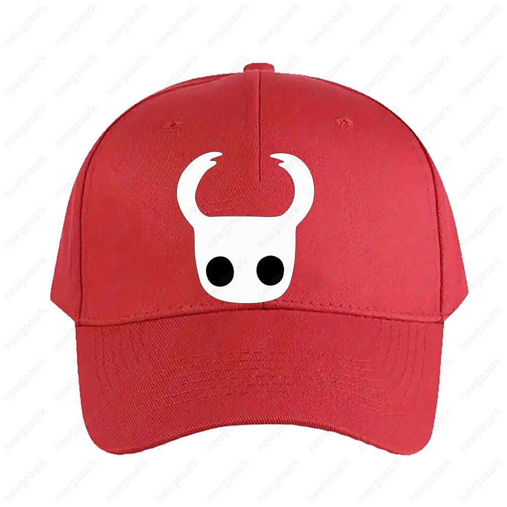 Hollow Knight Mask Face Pattern Cap Women Unisex Adult Peaked Hat Fashion Casual Adjustable Printed Baseball Caps Trucker Cap