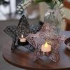 Stjärna från Mellanöstern Ljusstake Handhållen Ljusstake Hållare för Ljusstakar Skrivbordsdekoration