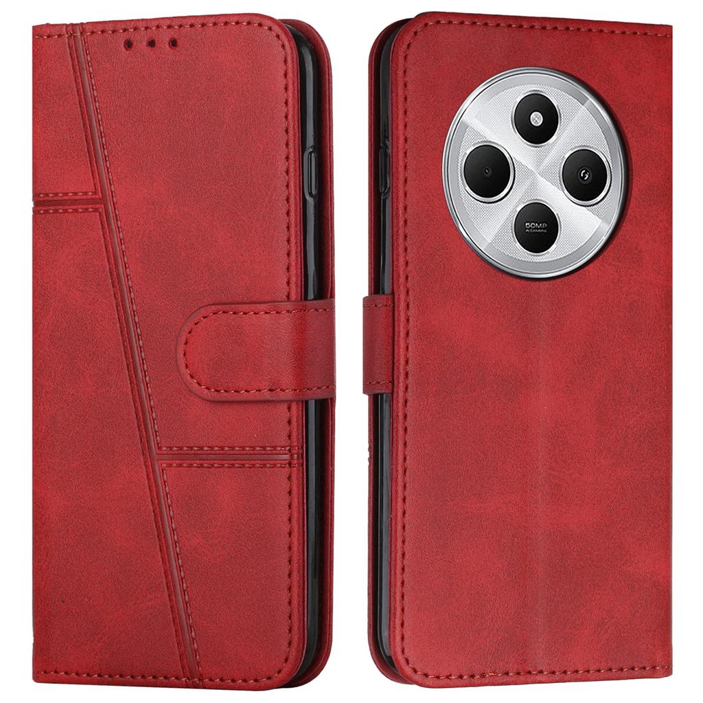 For Xiaomi Poco C75 4G/Redmi 14R 5G/14C 4G Case Stand Flip Protective Leather Phone Cover