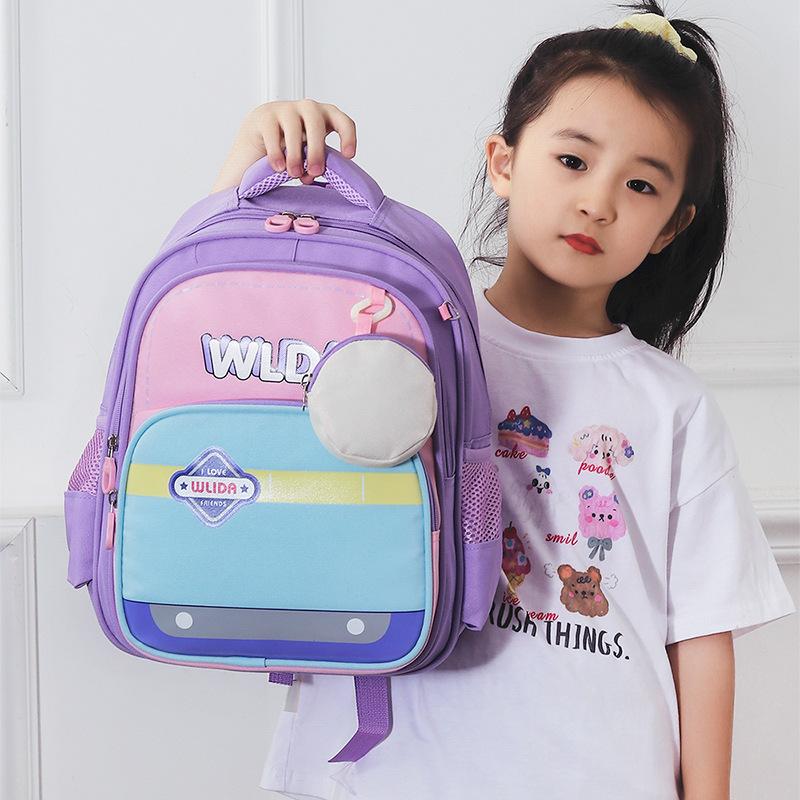 Children's Schoolbag Elementary School Bag Large Capacity and Lightweight Schoolbag Reduce the Burden and Protect the Spine Children's Backpack