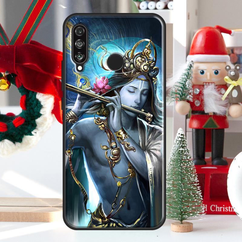 Indian God Lord Krishna For Huawei Nova 7i 8i 11i 12i 12s Y73 Y70 Y90 Y60 Y72 Y61 Y91 9 10 SE P30 Pro P40 Lite Case