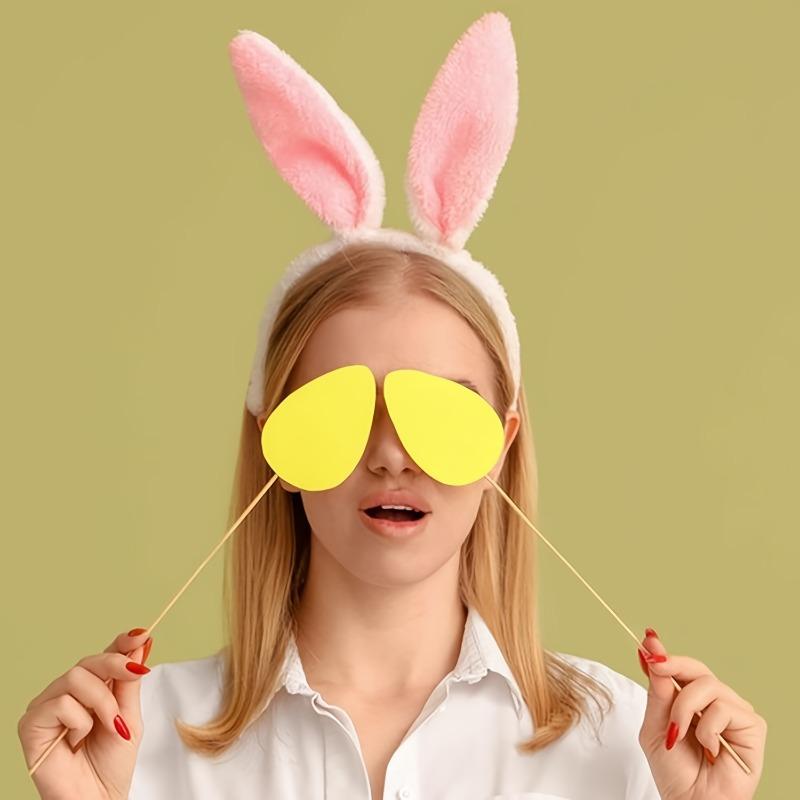 1pc Cute Multicolor Easter Bunny Headband Set, Suitable for Animal-Themed Costume Headwear, Easter Party Gift