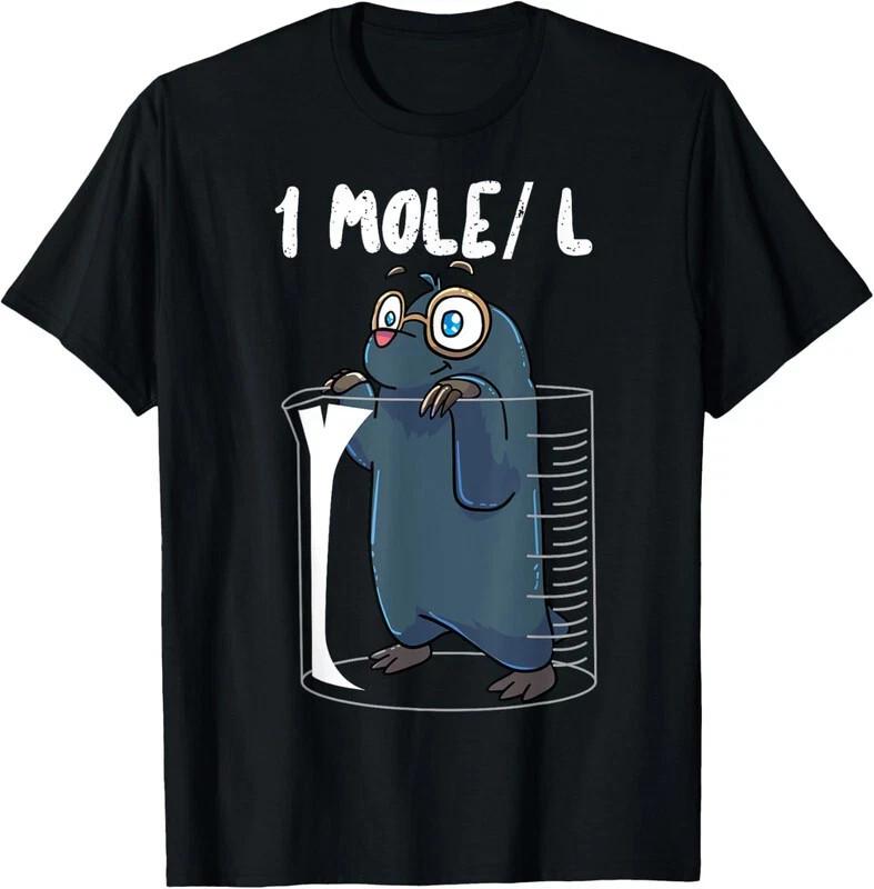 Chemistry Chemist Student Science Teacher Mole Funny Unisex T-Shirt S