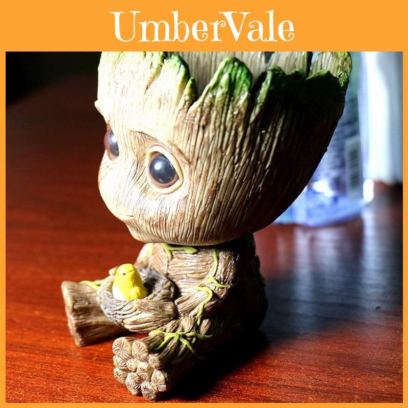 Adorable Guardians Of The Galaxy Baby Groot Tree Man Figure Flowerpot Penpot Kid Toy For Every Fan