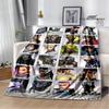 3D Game Overwatch printed blankets warm Flange blankets Soft and comfortable blanket Home travel blanket birthday gift