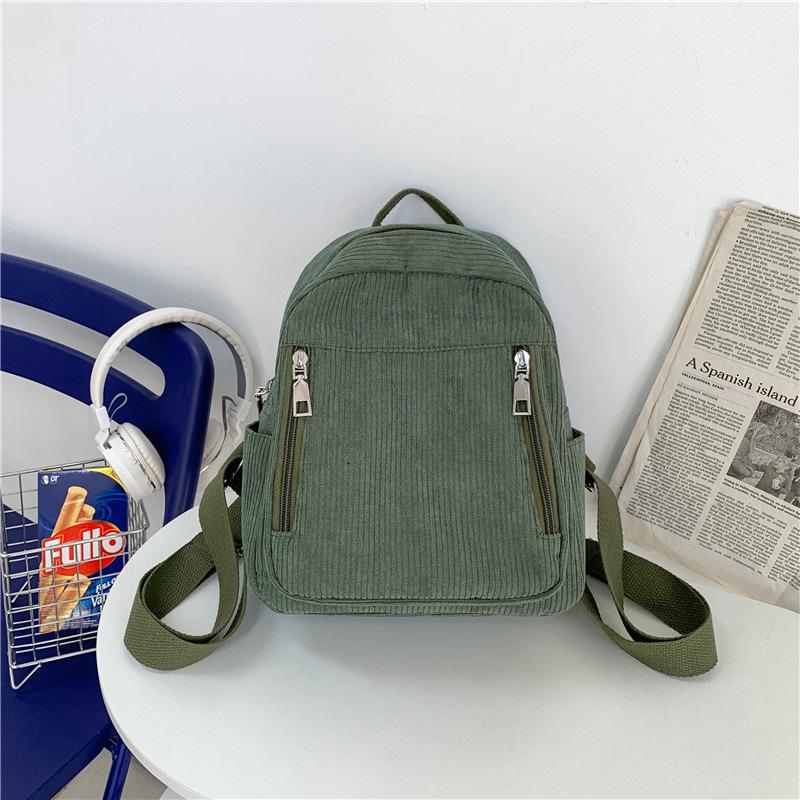 Backpack Women 2025 New Simple Casual Backpack, Junior High School and High School Student Schoolbag