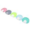 5pcs Orthodontic Retainer Case Adult Travel Portable Denture Mouth Guard Storage Box for Home Office
