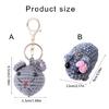 Miniature Mouse/Hamster Keychain Animal Charm Keyring Comfortable and Lightweight Phone Pendant Gift for Family Member