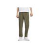 Adidas Brand Logo Solid Color Elastic Waist Straight Leg Track Pants Men Bottoms Olive IP3976