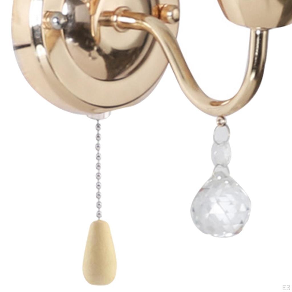 Of Crystal Sconce E27 Mount Lamp Lighting Fixture for Home Aisle Hallway