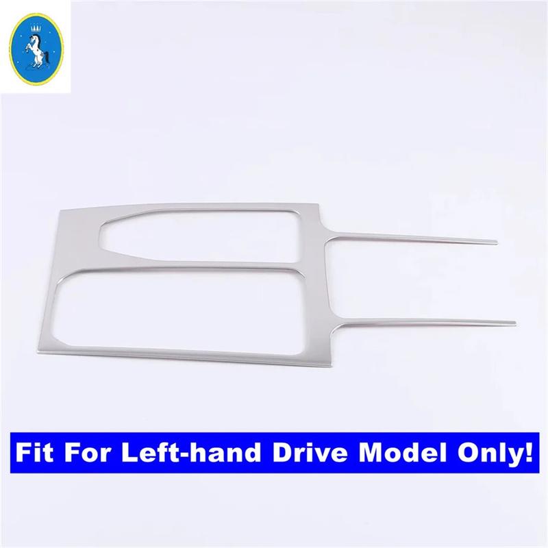 Car Accessories Central Gear Shift Stalls Frame P Button Panel Cover Trim Stainless Steel Interior Kit For Haval Dargo