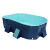 Foldable Pool Non Inflatable Thickened Wear Resistant Portable Swimming Pool for Outdoor Backyard Kids Dogs