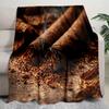 Coffee Bean Cigar Blanket Soft Comfortable All Seasons Perfect Sofa Office Naps Trips Birthday Gift Christmas Present