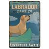 Metal Tin Signs Corgi Labrador Wall Decoration Plaque Vintage Art Poster Iron Painting for Man Cave Home Cafe Garden Club Bar