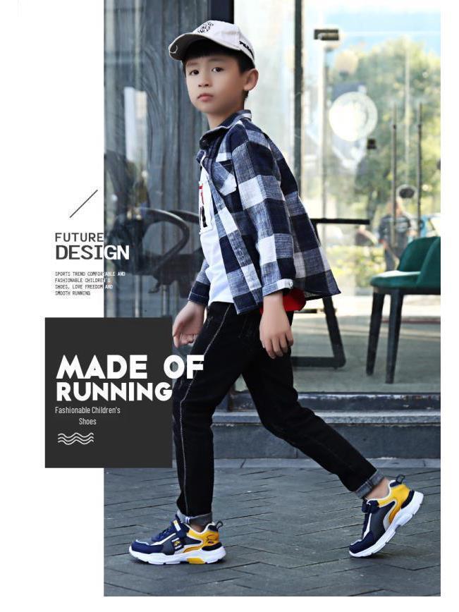 Boys' Waterproof Athletic Shoes for Ages 4-15 - Spring, Autumn, Winter